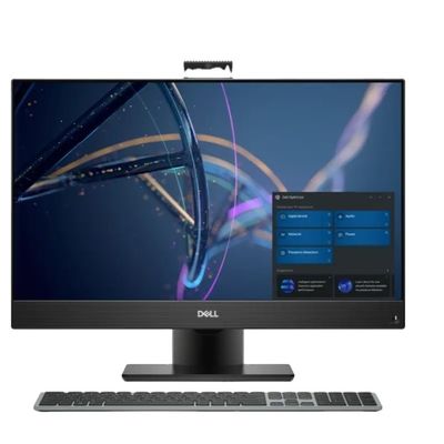 黒色 DELL OptiPlex 7400 GDDR4 ビデオメモリ搭載のオールインワン デスクトップコンピュータ