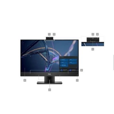 黒色 DELL OptiPlex 7400 GDDR4 ビデオメモリ搭載のオールインワン デスクトップコンピュータ