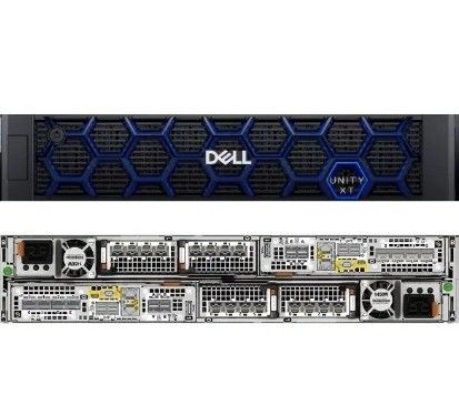 Dell EMC Unity XT380 4x1.2TB ネットワークストレージ 580W 電源付き 2U ラックサーバー