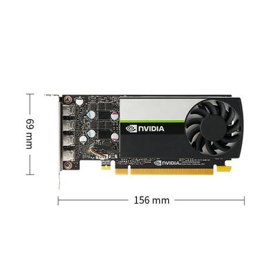 ファンクーラー NVIDIA T1000 4G GDDR6 GPU 128-bit メモリインターフェース PCI Express 3.0 x 16