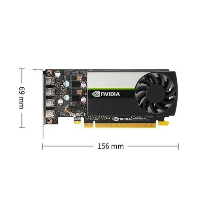 Nvidia T600 4GB GDDR6 グラフィックカード 1201 MHz コアクロックと 4GB メモリクロック