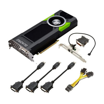 PCI EXPRESS インターフェースタイプ NVIDIA QUADRO P5000 16G GDDR5 プロのグラフィックカード